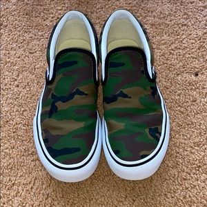Custom Made Platform Slip-On Vans